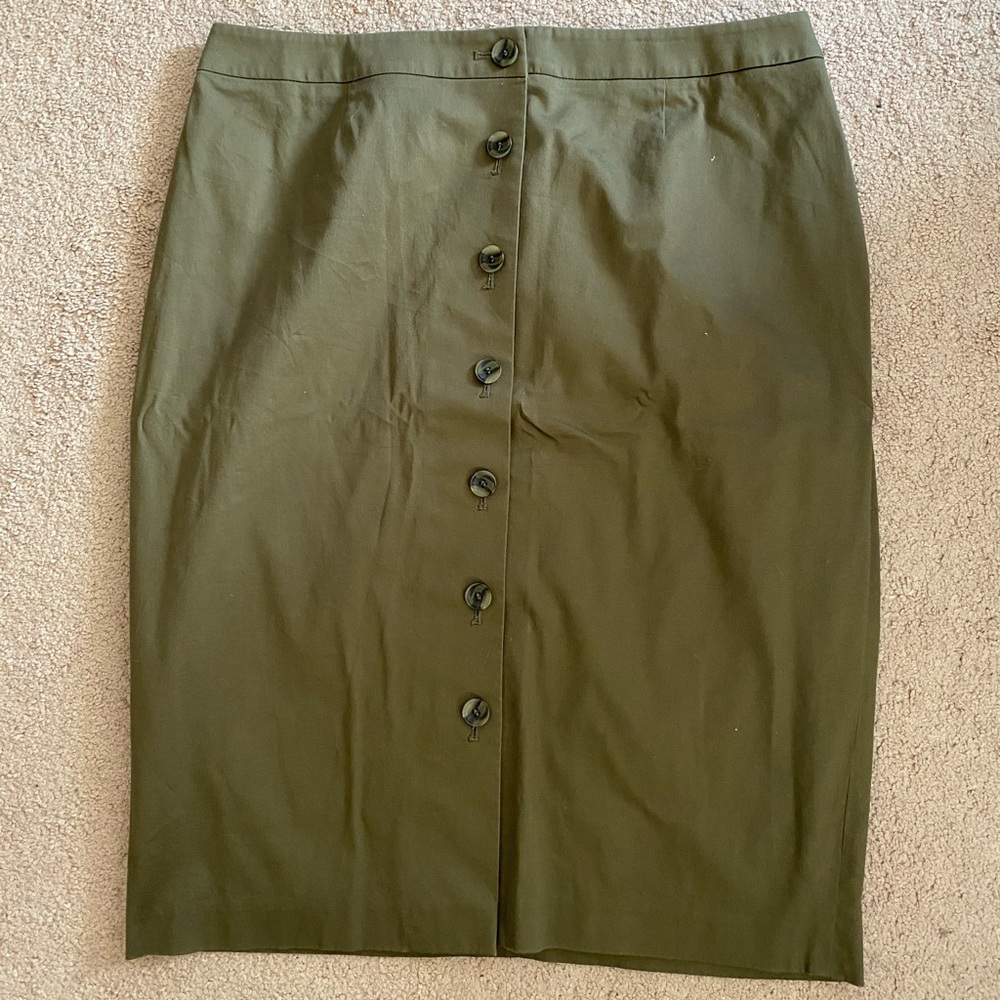 Alex Marie Midi Button Down Skirt
